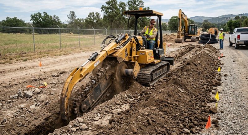 Backhoe Trenching in Atlanta, GA