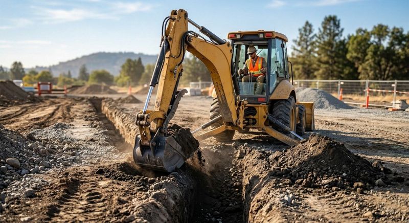 Backhoe Trenching in Salt Lake City, UT