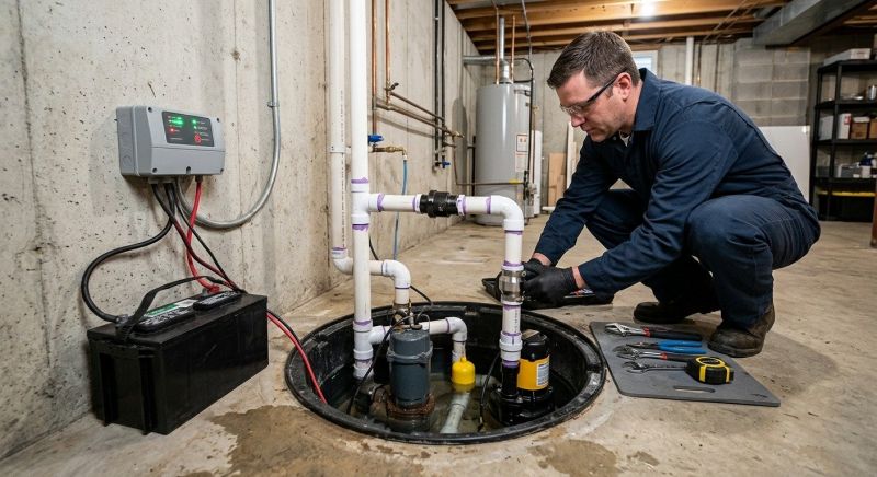 Basement Sump Pump Service in Des Moines, IA