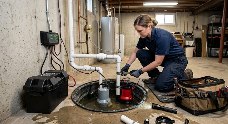 Basement Sump Pump Service in Boston, MA