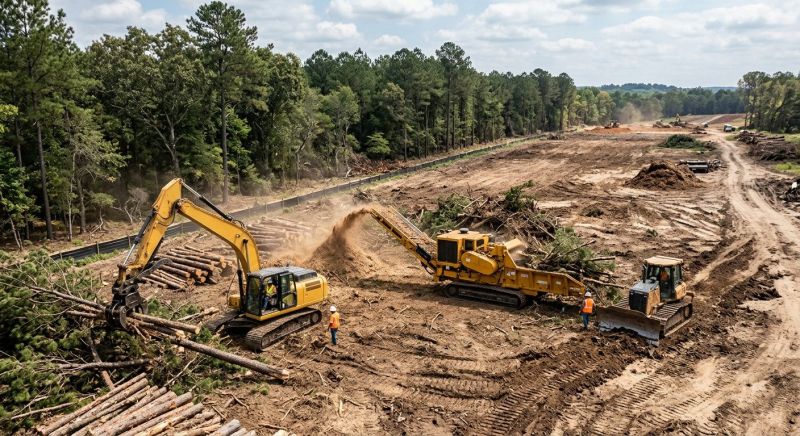 Commercial Lot Clearing in Marietta, GA