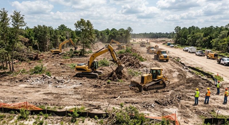 Commercial Site Clearing in Houston, TX