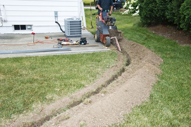 Electrical Line Trenching in Houston, TX