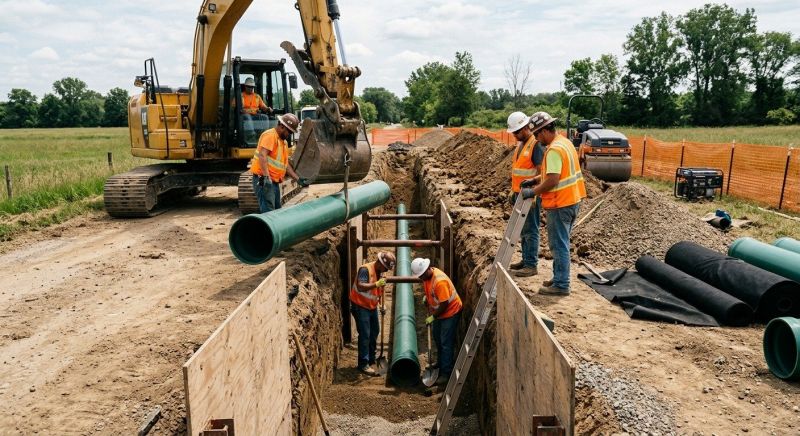 Gas Line Excavation in Atlanta, GA