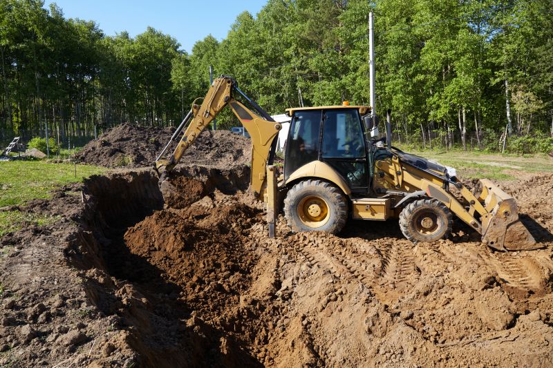 Heavy Equipment in Land Grading