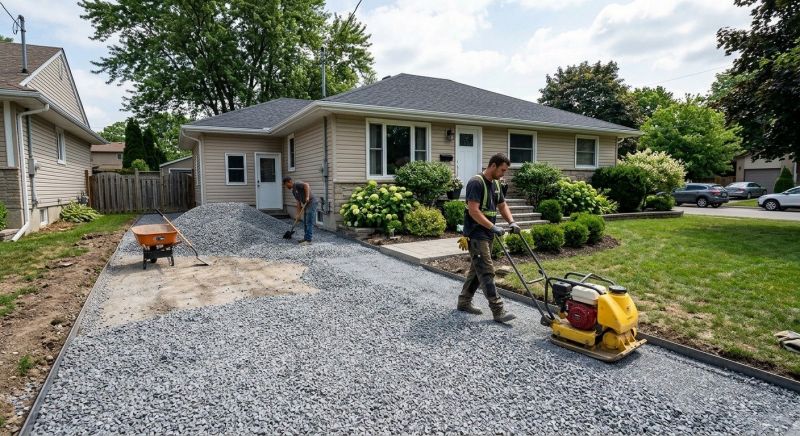 Gravel Pouring in Calvert County, MD