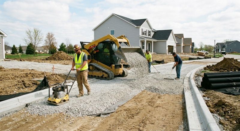 Gravel Spreading in Calvert County, MD