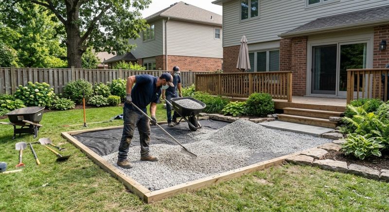 Gravel Walkway Installation in Calvert County, MD