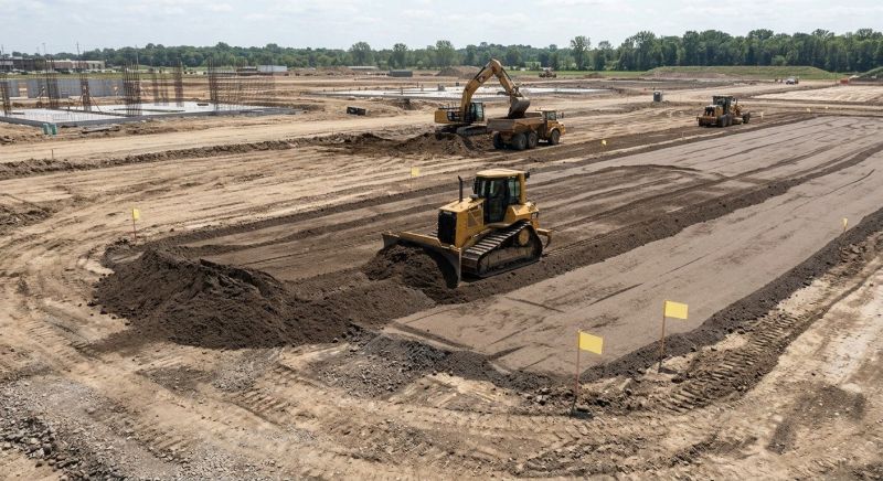 Parking Lot Excavation in South Houston, TX