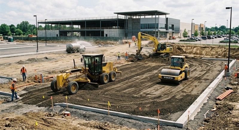 Parking Lot Excavation in Pearland, TX