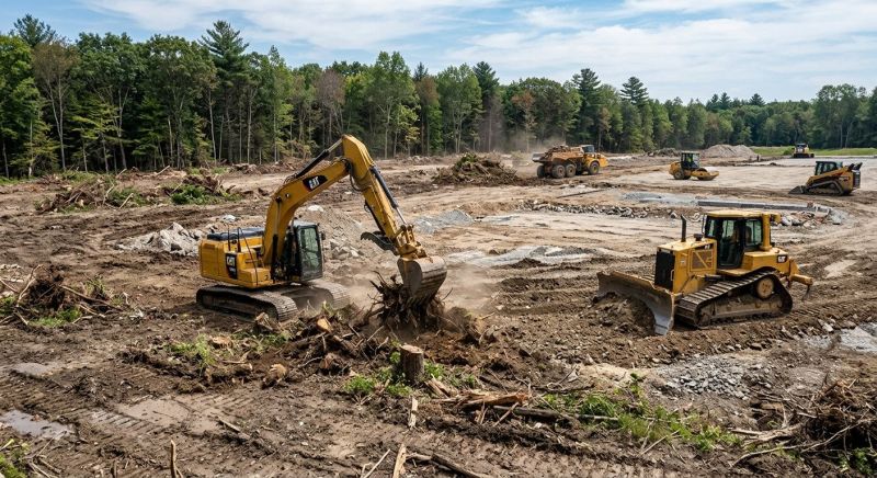 Parking Lot Land Clearing in Atlanta, GA