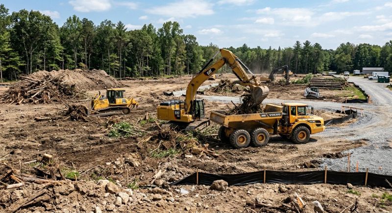 Parking Lot Land Clearing in Atlanta, GA