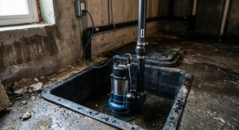 Sump Pump Installation in Des Moines, IA