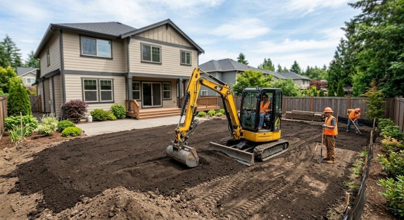 Yard Grading in Houston, TX