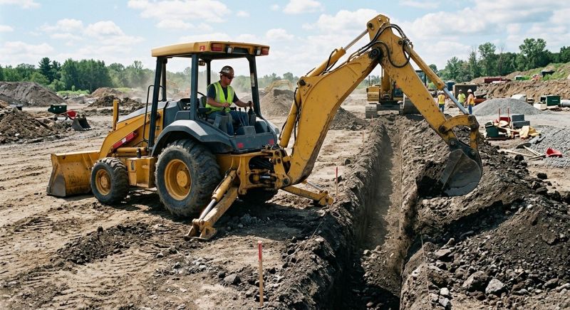 Backhoe Trenching in Atlanta, GA