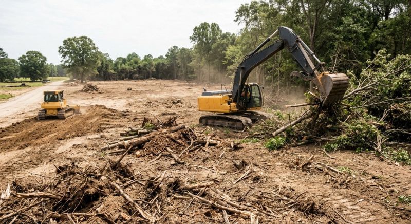 Commercial Site Clearing in Houston, TX