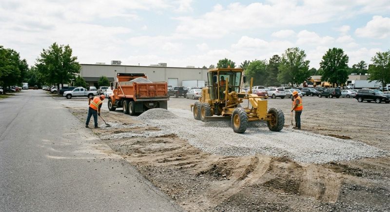 Parking Lot Leveling in Katy, TX